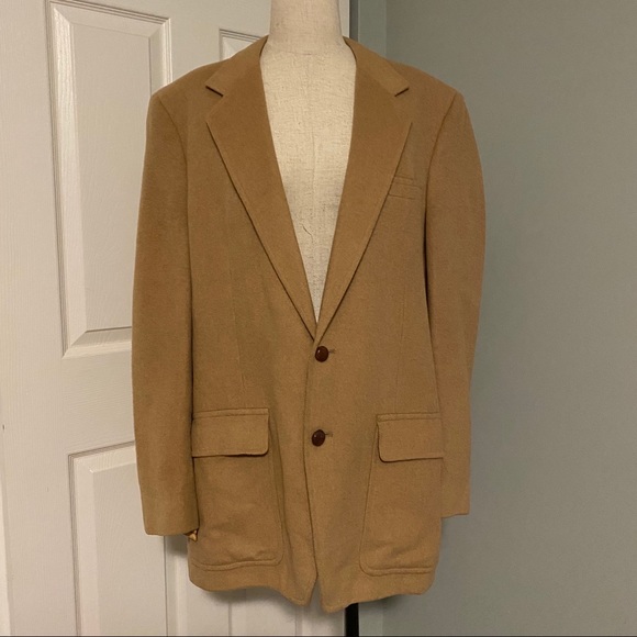 Vintage Other - John Weitz by Palm Beach Famous Barr Camel Hair Blazer